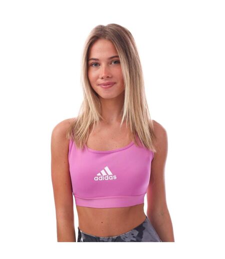 Brassière De Sport Performance Powerreact Femme Lilas Adidas