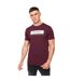 Mens Jamstate T-shirt Rum Raisin Crosshatch-2