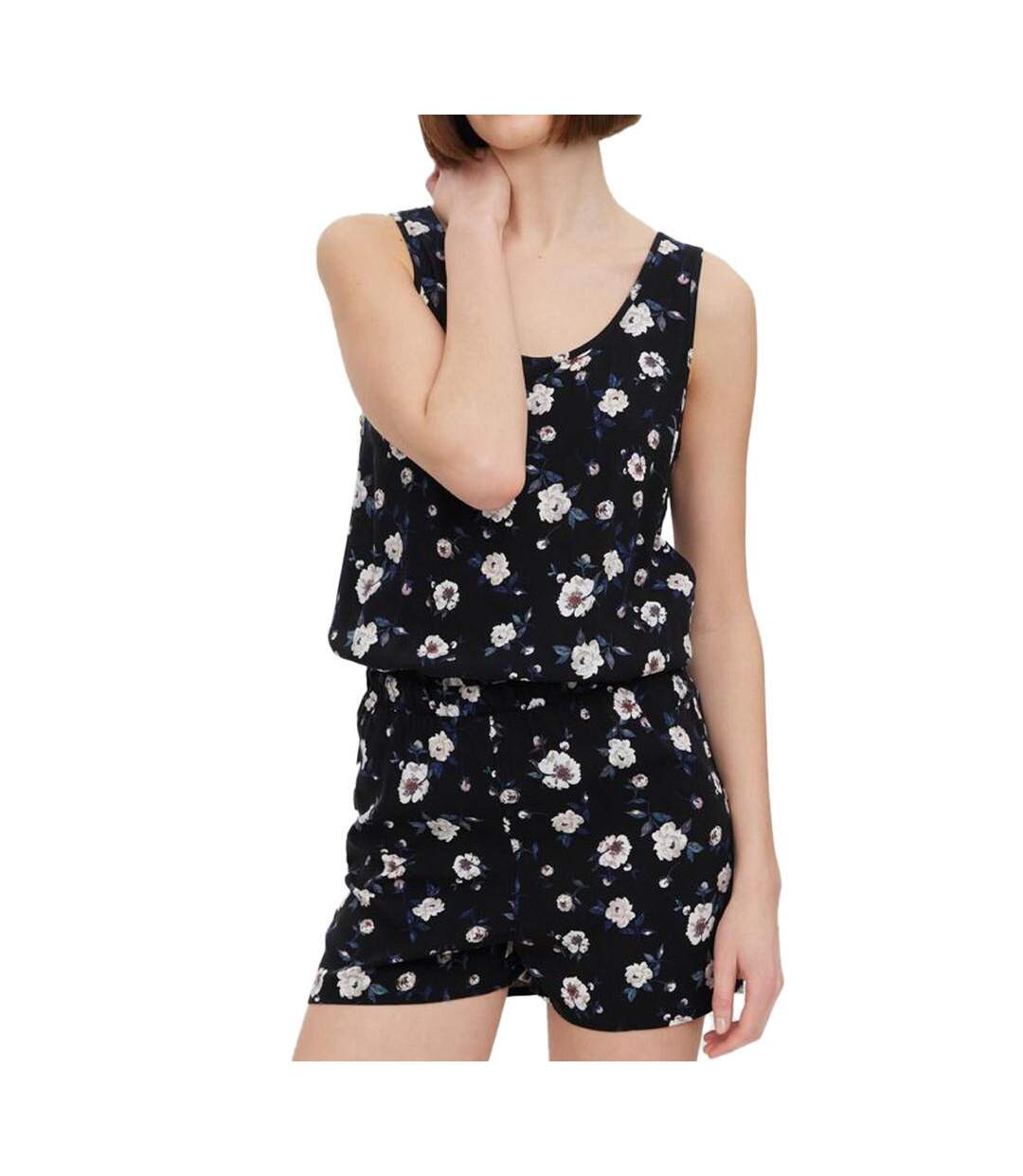 Combishort Noir Imprimé Femme Vero Moda Playsuit - XS-1