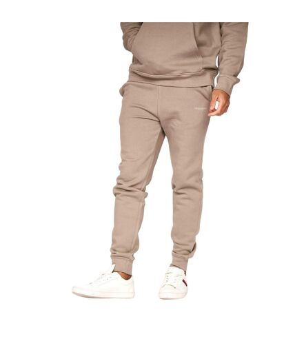 Pantalons de jogging traymax homme vert kaki / beige gris Crosshatch