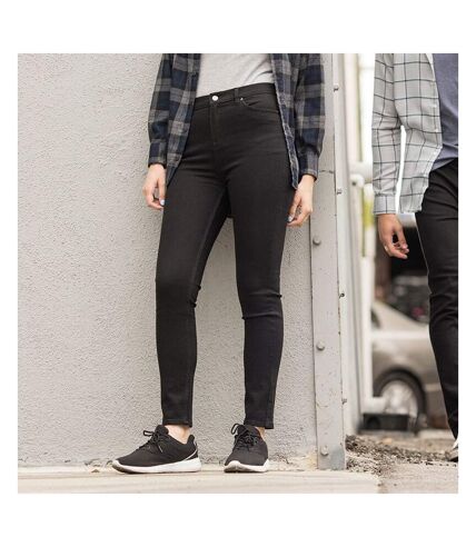 Skinni Fit Womens/Ladies Skinny Jeans (Black) - UTRW5490