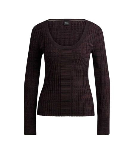 Sweat Firama Femme Marron Boss