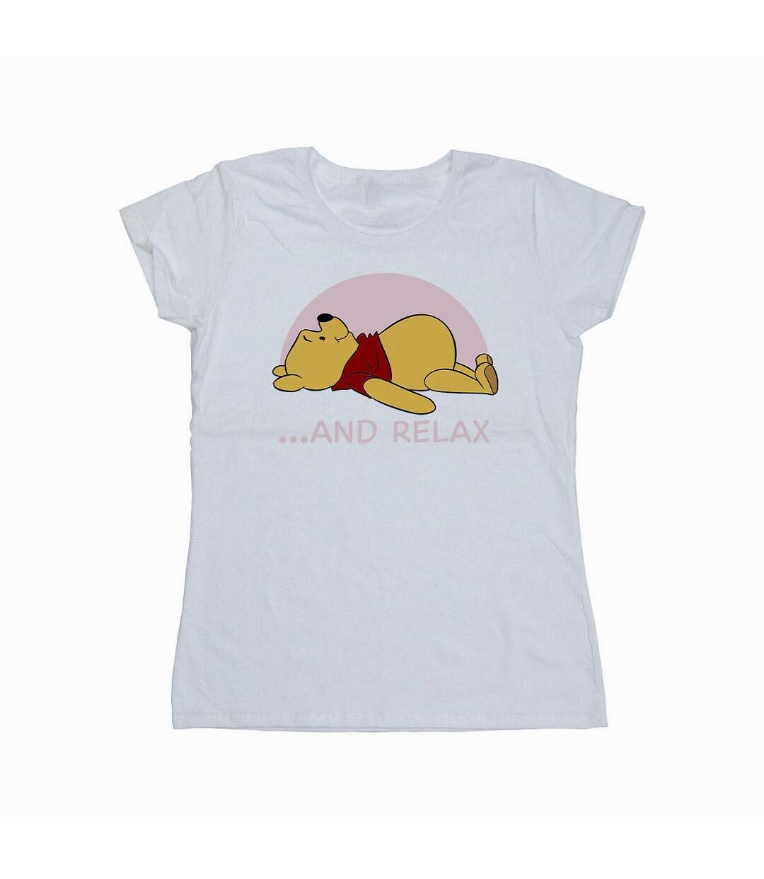 Disney T-shirt en coton relax Winnie The Pooh Femme/Ladies (Blanc) - UTBI44878-1