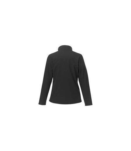 Elevate Orion Womens/Ladies Softshell Jacket (Solid Black)