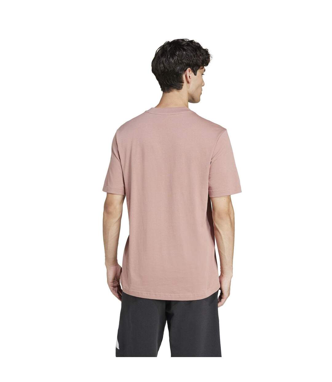 T-shirt Motif/style Logo Essentials Homme Beige Rose Adidas-3