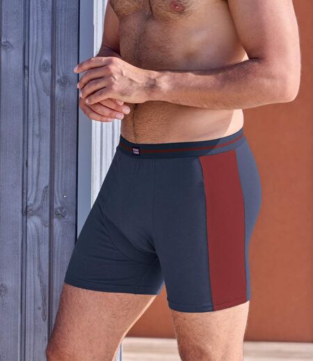 Lot de 2 Boxers Sport en Coton Stretch