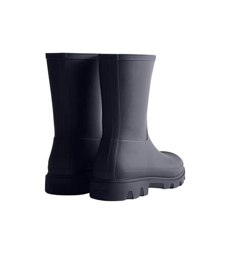 Mens downpour short wellington boots navy Hunter