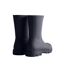 Mens downpour short wellington boots navy Hunter-2