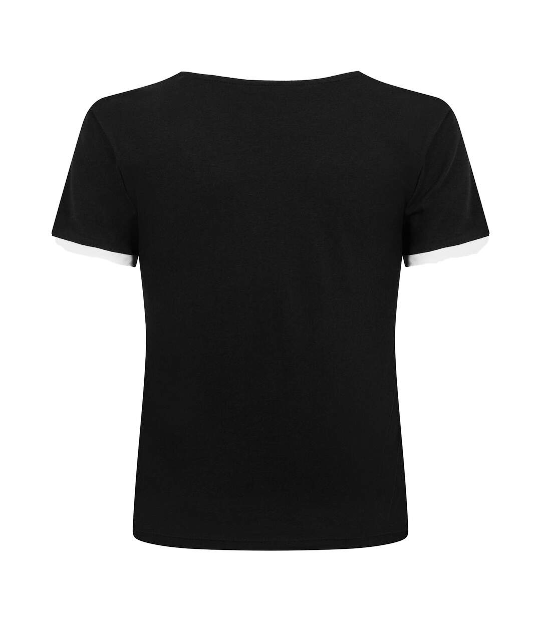 Womens/ladies Trinkey Ringer T-shirt Black Jack Wills-3