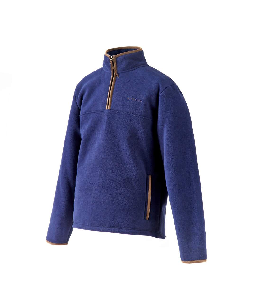 Mens Core Half Zip Fleece Jacket Navy Aubrion-3