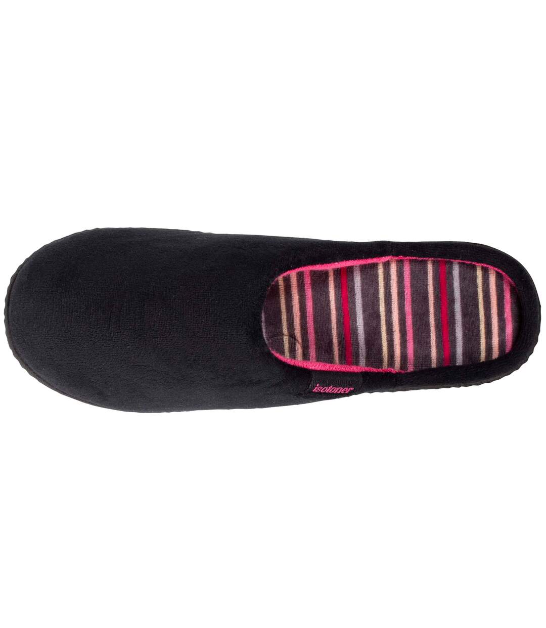 Isotoner Chaussons Mules femme très confortables, soutien voûte plantaire, intemporelles-2
