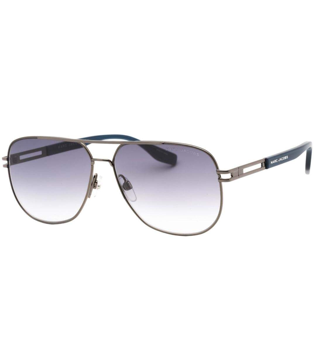 Lunettes De Soleil Motif/style Dégradé Homme Taille Unique Argenté Bleu Marc Jacob-2