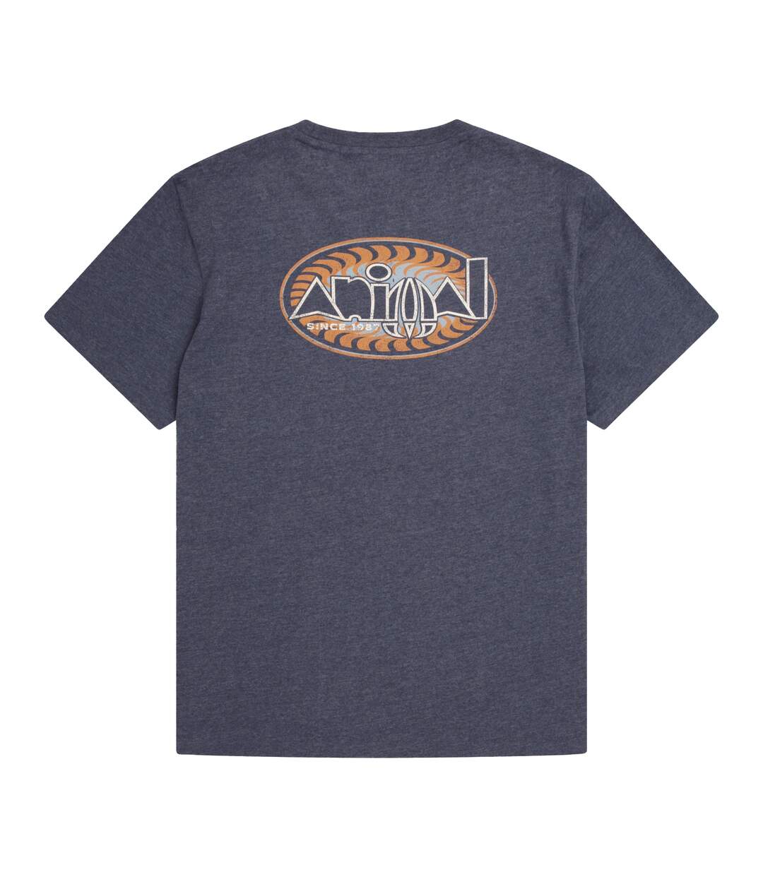 T-shirt Chase Homme Bleu Foncé Animal-2