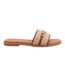 Womens/ladies Harmony Flat Slides Tan Where´s That From-1