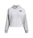 Womens/ladies Fleece Hoodie White Under Armour-1