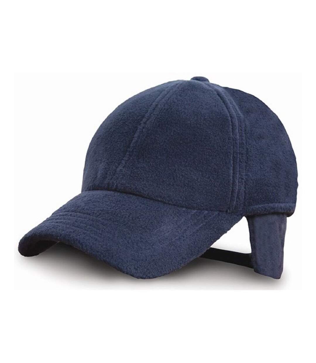 Casquette polaire cache oreilles hiver - RC036 - bleu marine-1
