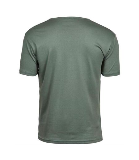 T-shirt interlock hommes vert de gris Tee Jays Tee Jays