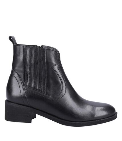 Riva Womens/Ladies Georgie Leather Ankle Boots (Black) - UTFS10070