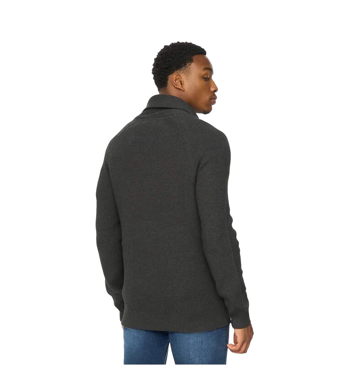 Cardigan Venosa Homme Charbon Duck And Cover-3
