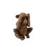 Lot de 3 Statuettes Déco Singe Sagesse 17cm Or-2