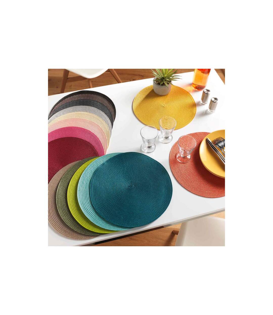 Set de Table Zebulon 35cm Gris