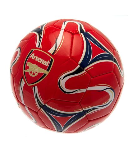 Arsenal FC - Ballon de foot COSMOS (Rouge / Blanc / Bleu marine) (Taille 5) - UTTA9582