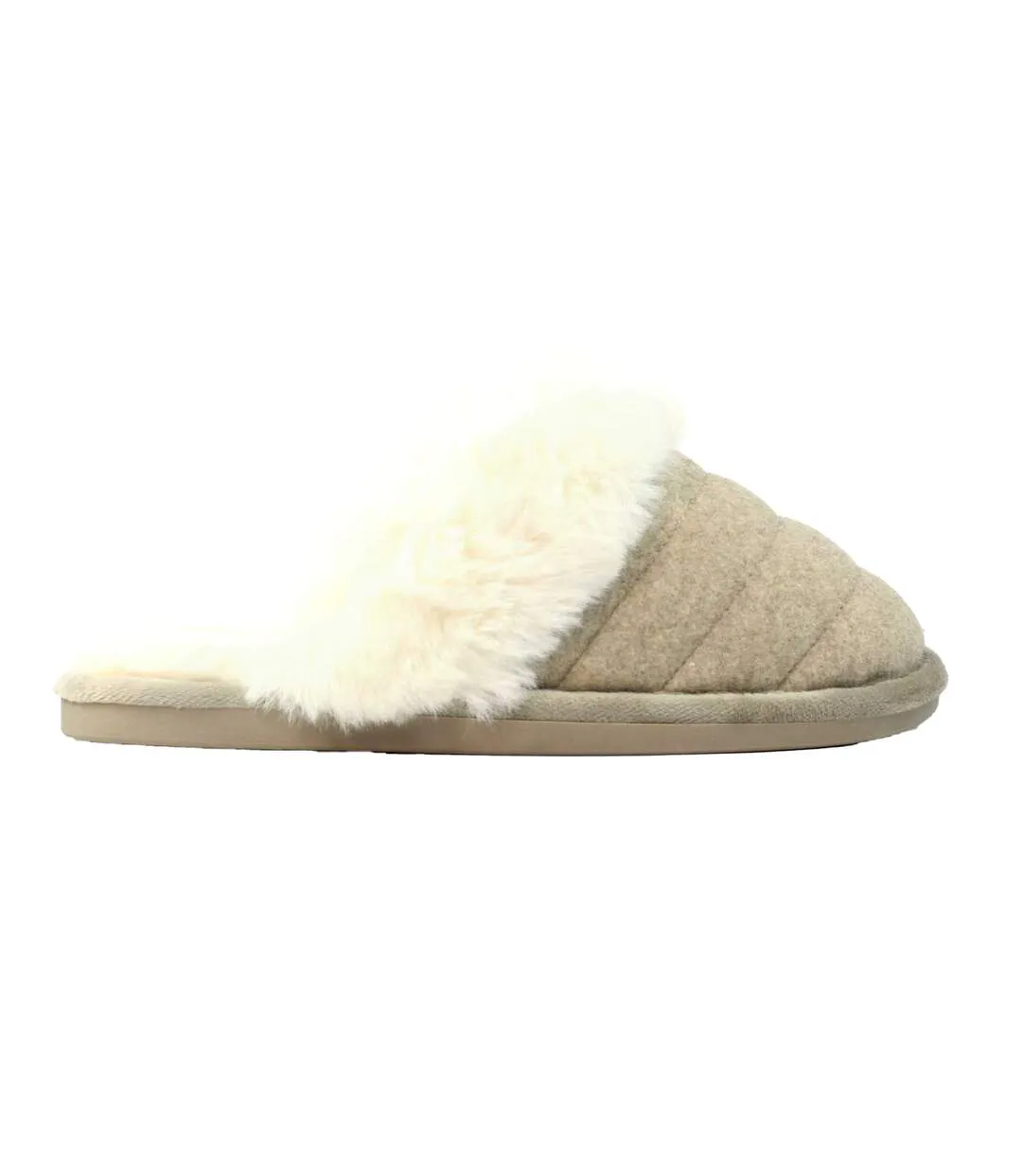 Chaussons Carol Femme Beige Lunar-2