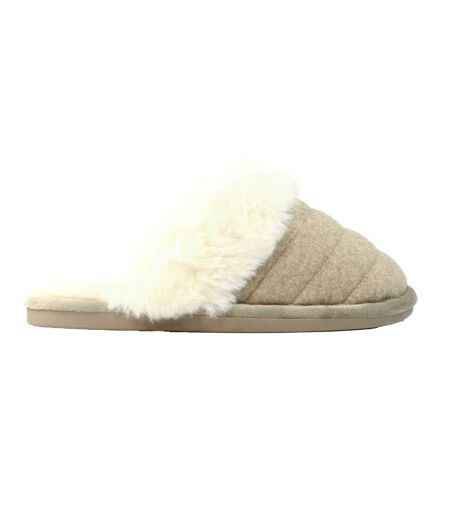 Chaussons Carol Femme Beige Lunar