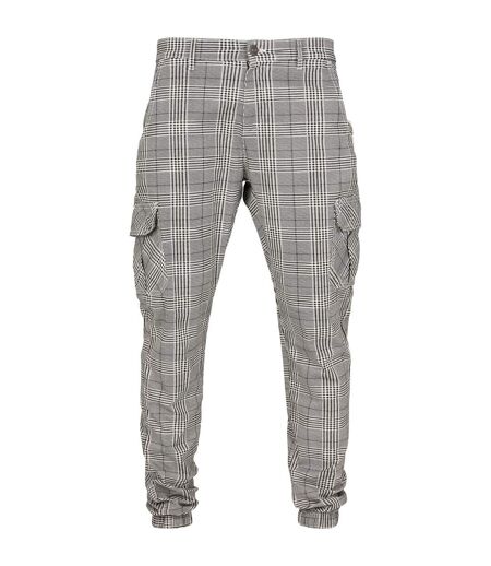 Pantalon De Jogging À Poches Homme Blanc Noir Urban Classics