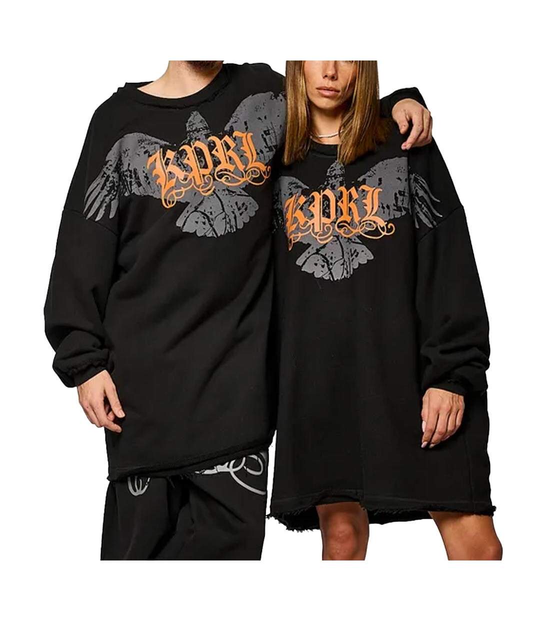 Sweat noir mixte kaporal vorb-1
