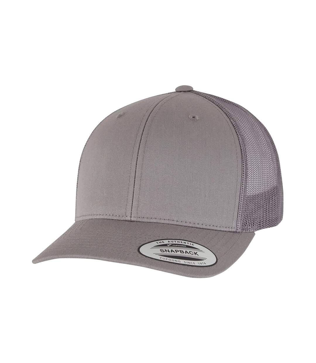 Casquette De Routier Retro Adulte Gris Acier Flexfit-1