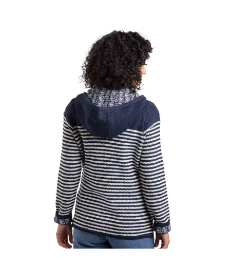 Veste À Capuche Bianca Femme Bleu Marine Weird Fish