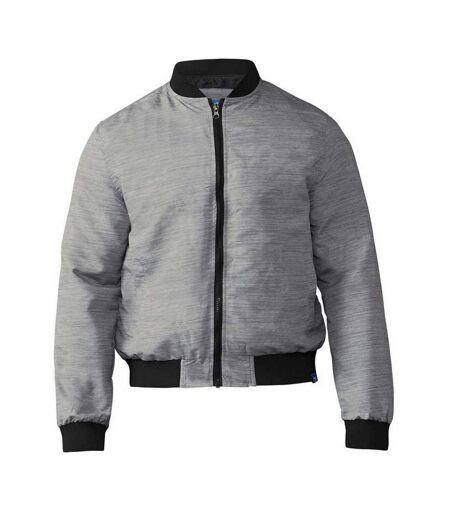 Duke Mens Lou Lined Kingsize Bomber Jacket (Grey) - UTDC242