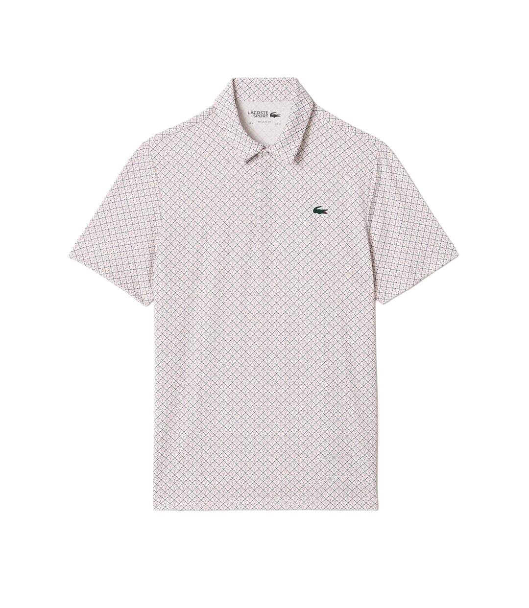 Polo homme crème Lacoste-1