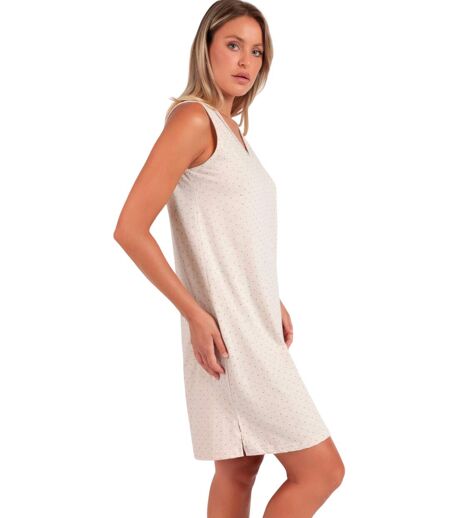 Chemise de nuit sans manches Organic Dots Admas