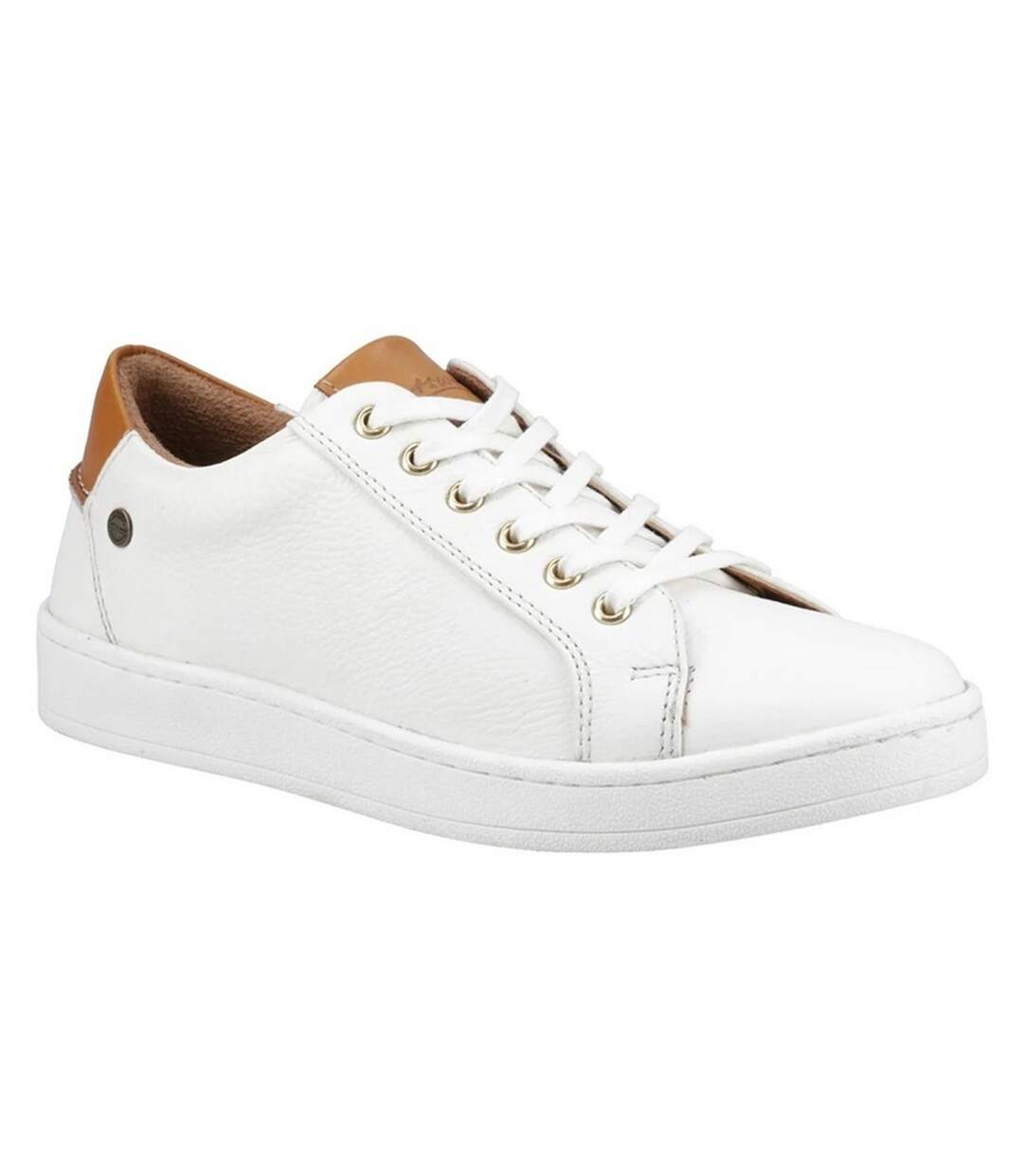 Mens Radcot Leather Trainers White Cotswold-1