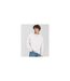 Mens Iconic Premium Half Zip Sweatshirt White Fruit Of The Loom-1