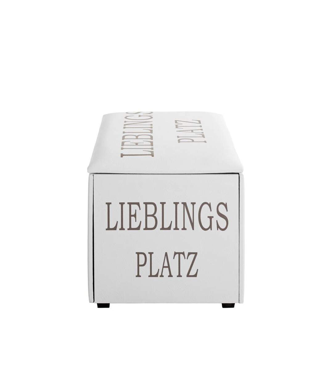 Coffre de Rangement Lieblings Platz 65cm Blanc-4