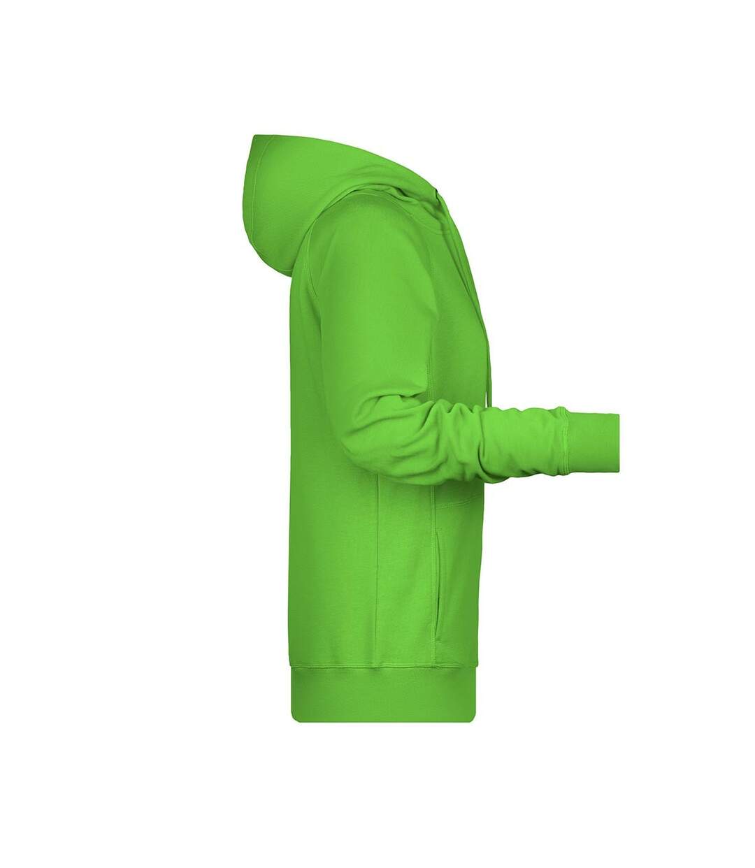 Sweat À Capuche Femme Vert Citron James And Nicholson-4