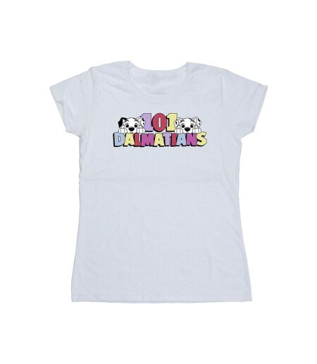 Disney - T-shirt DALMATIANS MULTI COLOUR - Femme (Blanc) - UTBI16388