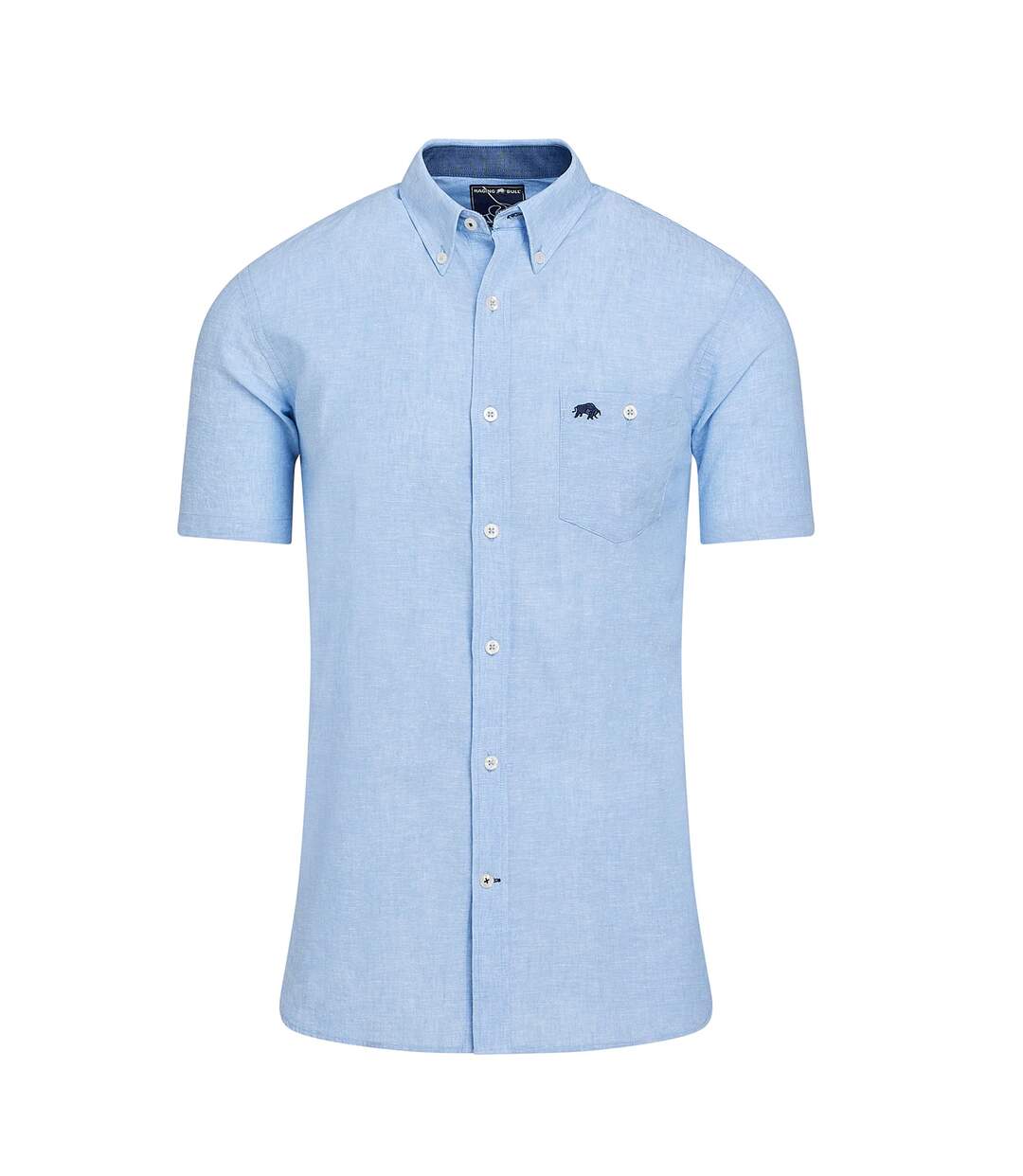 Chemise homme bleu ciel Raging Bull-1