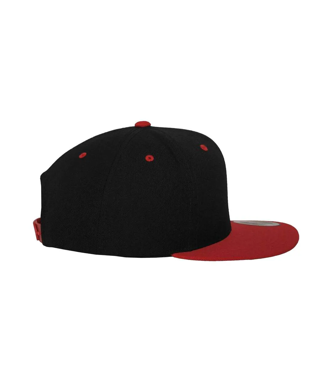 Classic Two Tone Cap Black Red Flexfit-4