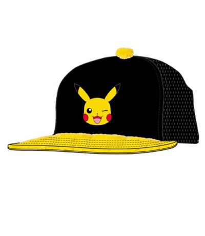 Pokemon Pikachu Snapback Cap (Black/Yellow) - UTHE247