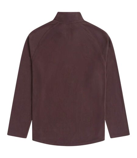 Prague Polaire Demi-zip Homme Marron Animal