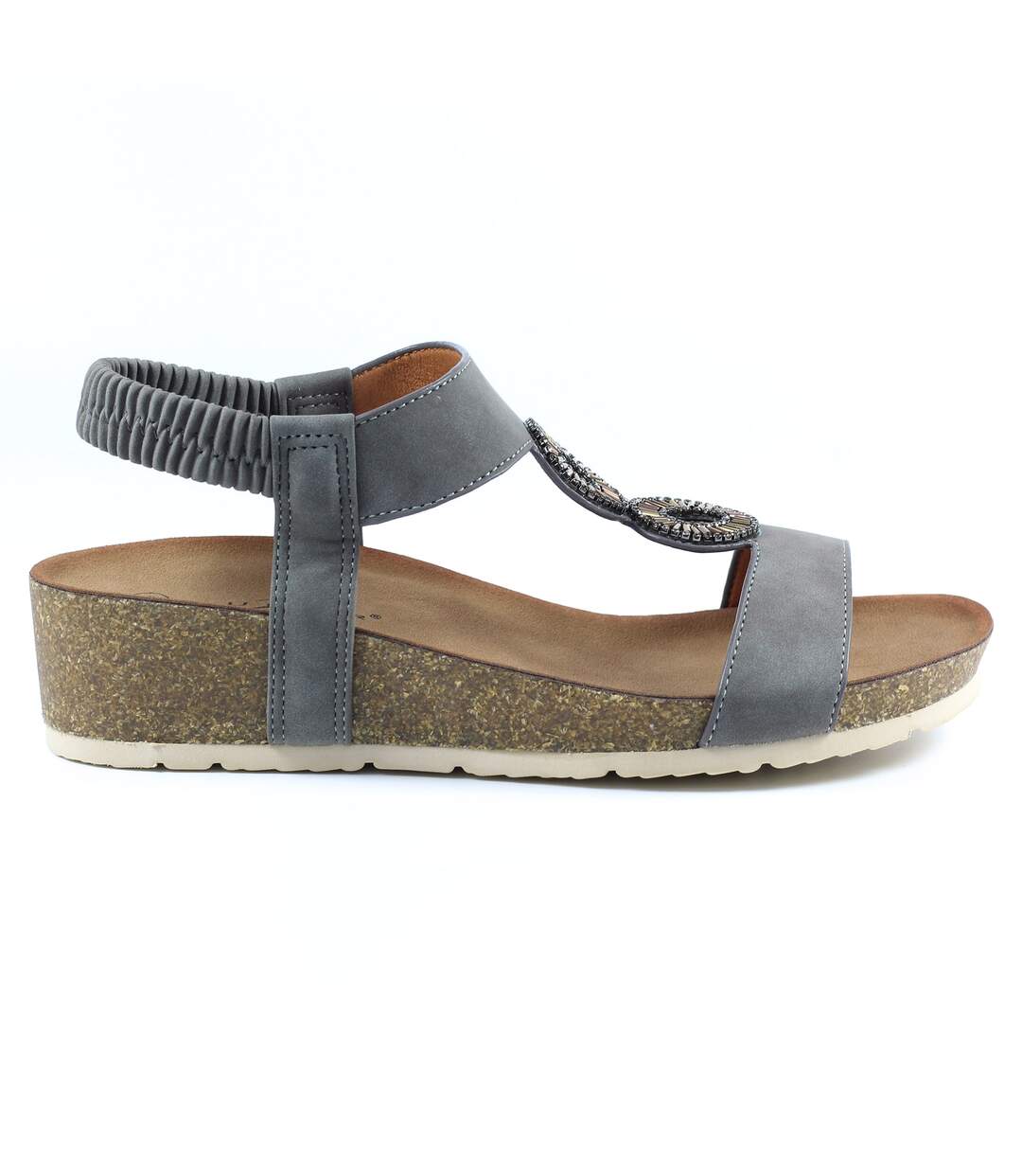 Sandales barwell femme gris Lunar