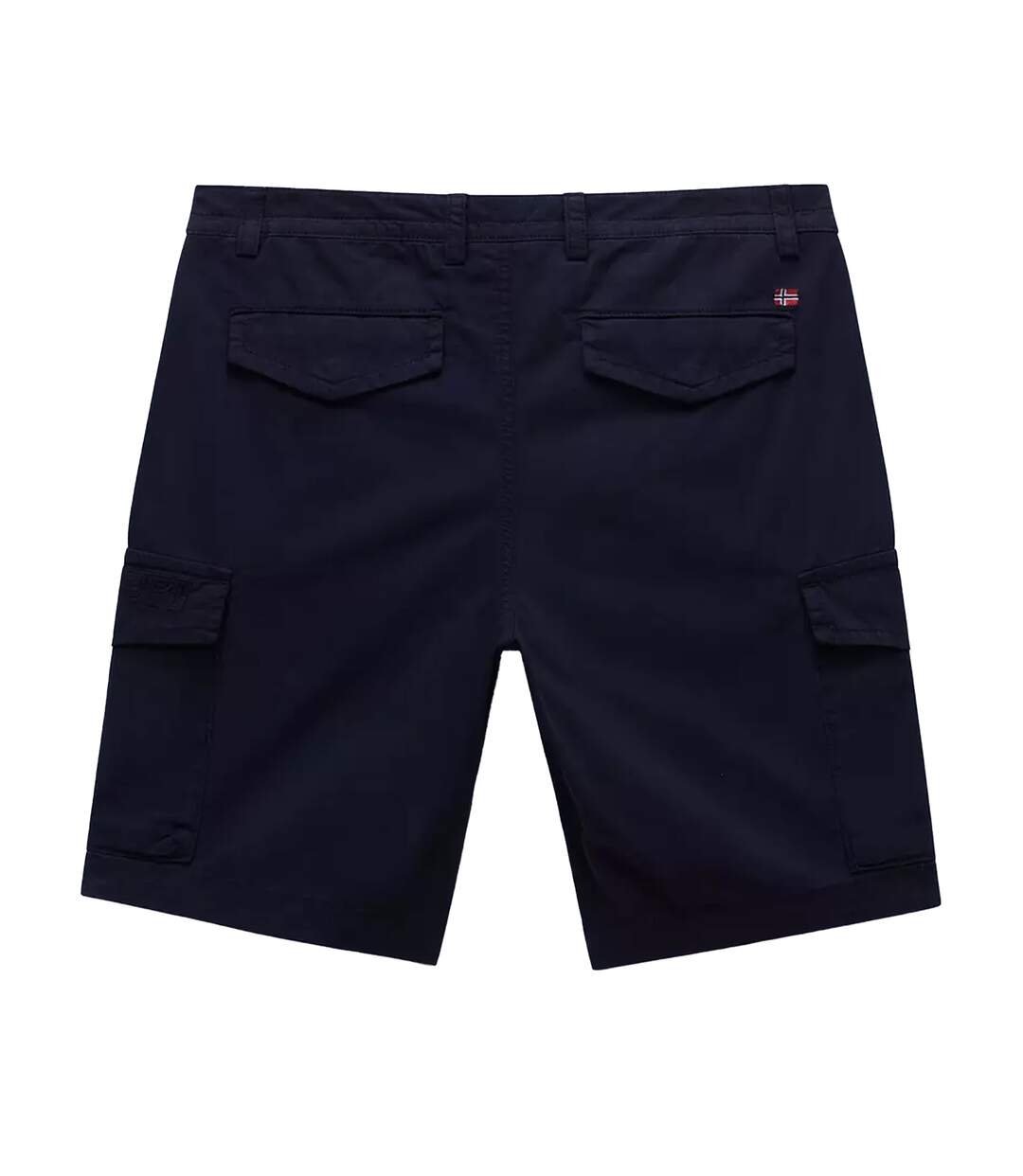 Mens Deline Cotton Blend Cargo Shorts Marine Blue Napapijri-3