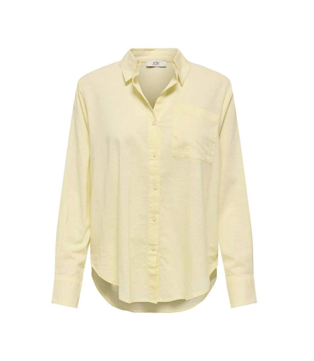 Chemise jaune femme jdy kimie-1