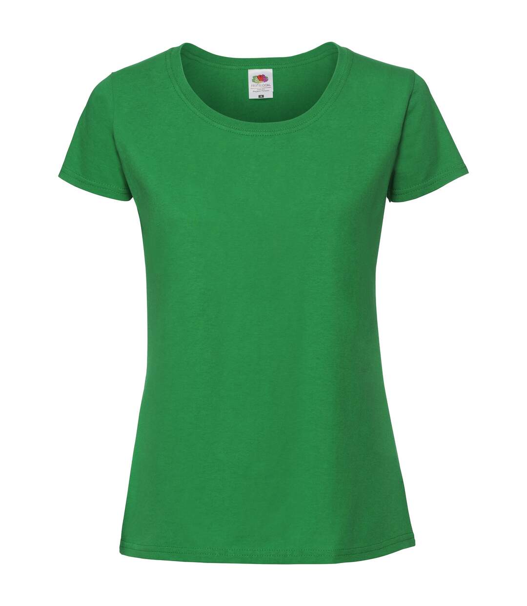 T-shirt ajusté femmes vert Fruit of the Loom