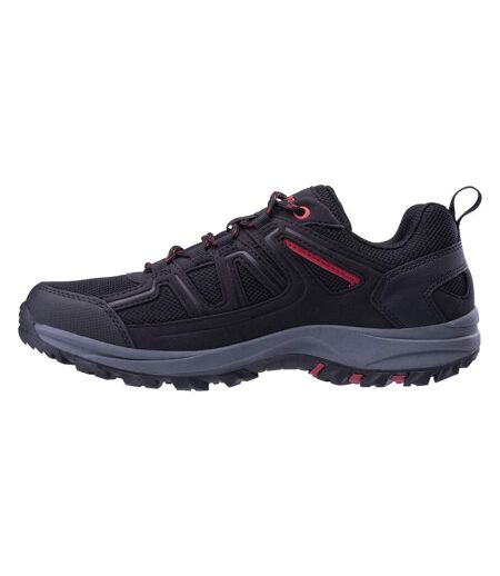 Chaussures De Randonnée Bacland Homme Noir Rouge Martes