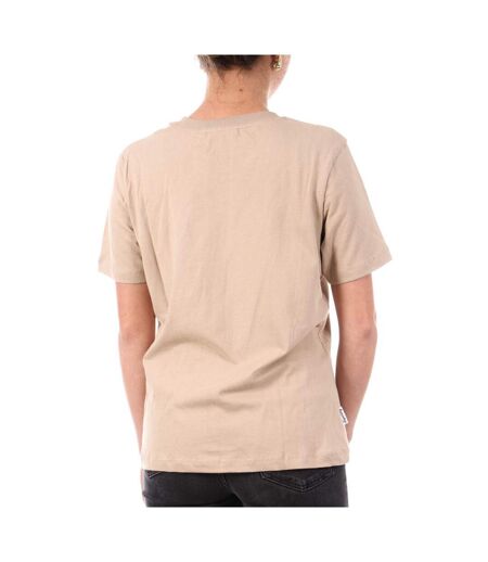 T-Shirt beige femme superdry w1011644a